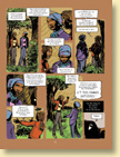 En chemin elle rencontre... L'excision, histoire en 6 pages crites par Marie Moinard, dessines par Charles Masson et mises en couleurs par Guy Raives - Extrait