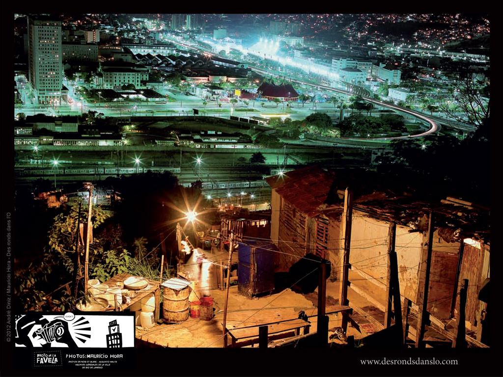 Fond d'cran de JUIN 2012 n1 : Photo de la Favela de Andr Diniz, photos de Mauricio Hora (en librairie le 14 juin 2012)