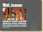 Fond d'cran de JUIN 2012 n3 : Moi, Jeanne d'Arc de Valrie Mangin et Jeanne Puchol (en librairie depuis le 16 mai 2012)