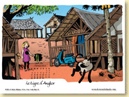 FVRIER 2014 - Fond d'cran n4 : Le tigre d'Angkor par Charles Masson et Elice / Jeunesse