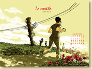 Fond d'cran n1 : Le modle, de Latitia Rouxel (oct. 2011)