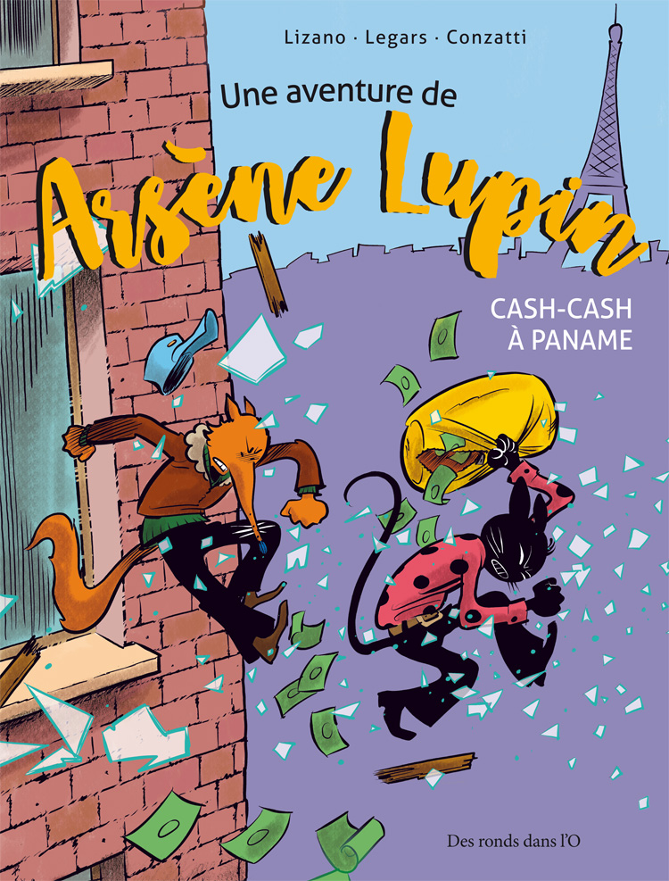 Une aventure de Arsène Lupin : Cash-cash à Paname - Couverture (cliquer pour agrandir l'image)