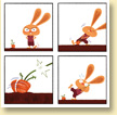 Monsieur Lapin et la carotte sauvage - Extrait