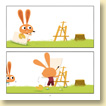 Monsieur Lapin, la peinture - Extrait