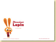 Monsieur Lapin et la carotte sauvage de Loc Dauvillier et Baptiste Amsallem - Voir les 2 fonds d'cran